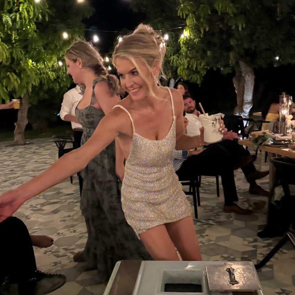 Aston Bridal White Rocky Mini - Size 10(AU) 6(US) Wedding Reception Party Dress